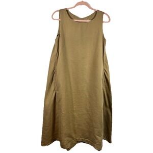 Muji | Dresses | Muji Cotton Kapok Oxford Long Sleeve Dress | Poshmark
